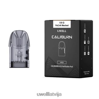 UWELL CALIBURN A3 rezerves pākstis | 4-paka 0,8 omi 2 L6D2B19 UWELL Flavors