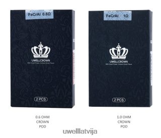 UWELL CROWN pākstis (2 iepakojumi) 0,6 omi L6D2B265 UWELL Vape Flavours