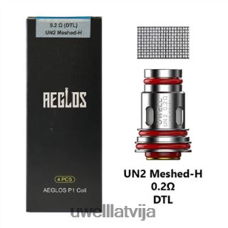 UWELL AEGLOS spoles | 4-paka p1 un2 acs-h 0,2 omi L6D2B271 UWELL Latvija