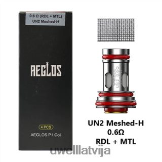 UWELL AEGLOS spoles | 4-paka p1 un2 acs-h 0,6 omi L6D2B270 UWELL E Cigarette