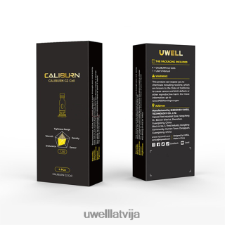UWELL CALIBURN G2 spoles | 4-paka un2 acs-h 1,2 omi L6D2B2 UWELL Riga