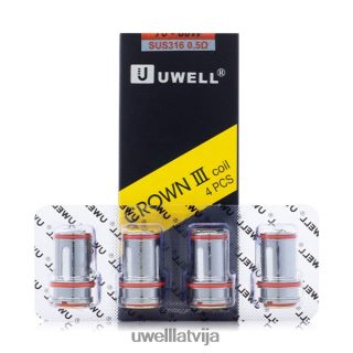 UWELL CROWN 3 spoles (4 iepakojumi) 0,25 omi L6D2B91 UWELL Latvija