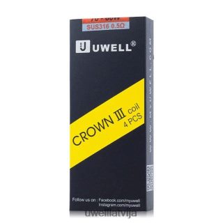UWELL CROWN 3 spoles (4 iepakojumi) un2 acs 0,23 omi L6D2B94 UWELL Vape Price