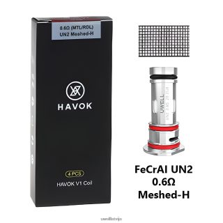UWELL HAVOK V1 spoles (4 iepakojumi) 0,6 omi L6D2B151 UWELL Latvija