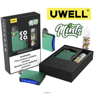 UWELL CALIBURN AK3 komplekts + a3s 0.8ohm podi (x2) + tēta tvaiki 10ml sāļi 50mg crl: ciāna/flv: piparmētra 50 mg L6D2B242 UWELL Riga