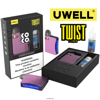 UWELL CALIBURN AK3 komplekts + a3s 0.8ohm podi (x2) + tēta tvaiki 10ml sāļi 50mg crl: ciāna/flv: piparmētra 50 mg L6D2B242 UWELL Riga