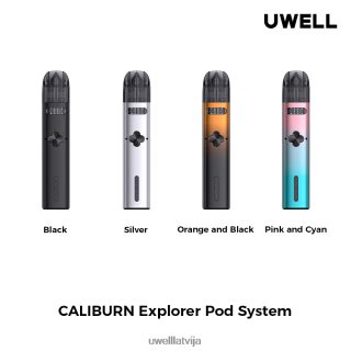 UWELL CALIBURN EXPLORER komplekts (pod sistēma) melns L6D2B164 UWELL Vape Price