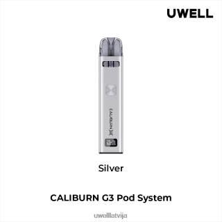 UWELL CALIBURN G3 komplekts Sudrabs L6D2B138 UWELL Disposable Vape