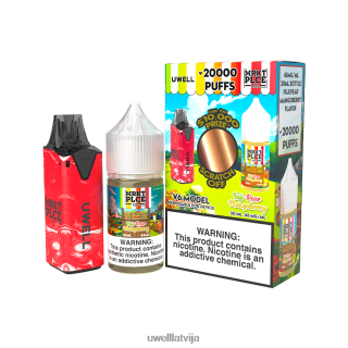 UWELL V6 vienreizējās lietošanas ierīce + tēta tvaiki 30ml sulas - collab saišķis clr: red/flv: Fuji bumbieru mangooga 48mg L6D2B209 UWELL Flavors