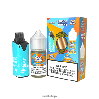 UWELL V6 vienreizējās lietošanas ierīce + tēta tvaiki 30ml sulas - collab saišķis clr: zils/flv: skābs arbūzs zemeņu 50mg L6D2B204 UWELL Vape Price